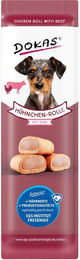 Produktbild von Dokas Fleischsnacks Hühnchen-Rolle mit Rind 8x10g