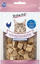 Produktbild von Dokas Gefriergetrocknete Hühnermägen für Hunde 6x12g