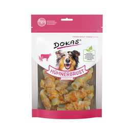 Dokas Getreidefreier Monoprotein Kausnack Hühnerbrust für Hunde Adult 8 x 250 g - 8 x 250 g – Bild 1 von 6