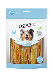 Dokas Hühnerbrust in Streifen Hundesnack 8er Pack 2kg - 8 x 250 g – Bild 1 von 1