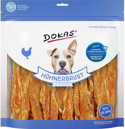 Produktbild von Dokas Hühnerbrust in Streifen Trockenfleisch Huhn 2x900g