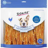 Produktbild von Dokas Hühnerbrust in Streifen Trockenfleisch Huhn 2x900g