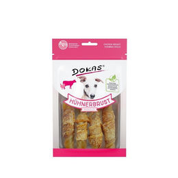 Dokas Hühnerbrust Kaurolle Hundesnack Monoprotein 90 g - 10 x 90 g – Bild 1 von 6