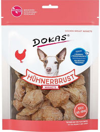 Produktbild von Dokas Hühnerbrust Nuggets Belohnungssnack Huhn Light 2x110g
