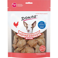 Produktbild von Dokas Hühnerbrust Nuggets Trockenfleisch Huhn glutenfrei 5x110g
