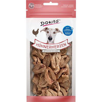 Produktbild von Dokas Hühnerherzen gefriergetrocknetes Monoprotein Hundesnack Adult 22 g - 8 x 22 g