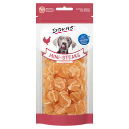 Dokas Hund Belohnungssnack Mini-Steaks Hühnerbrust mit hohem Fleischanteil 50 g - 12 x 50 g – Bild 1 von 2