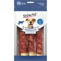 Produktbild von Dokas Hund Kausnack Kaurolle mit Entenbrust und Rind Medium Monoprotein mit hohem Fleischanteil 6 x 150g - 6 x 150 g