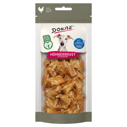 Dokas Hund Snack Hühnerbrust in Stücken Trockenfleisch Monoprotein 50 g - 11 x 50 g – Bild 1 von 3