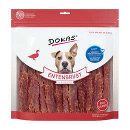 Dokas Hundeleckerli Entenbrust in Scheiben Trockenfleisch Monoprotein Glutenfrei 900 g - 4 x 900 g – Bild 1 von 4