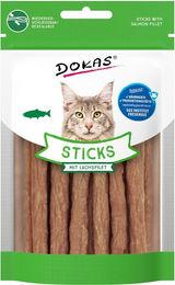 Dokas Hundeleckerli Sticks mit Lachsfilet 10x30g – Bild 1 von 2
