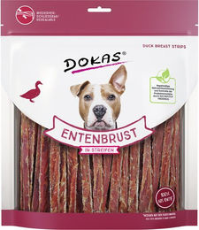 Produktbild von Dokas Hundesnack Ente 500 g - 6 x 500 g