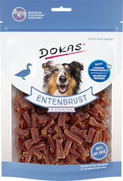 Dokas Hundesnack Ente Trockenfleisch glutenfrei und getreidefrei mit hohem Fleischanteil 200 g - 9 x 200 g – Bild 1 von 11