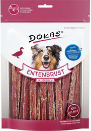 Dokas Hundesnack Entenbrust in Streifen Monoprotein ohne Farb- und Aromastoffe 250 g - 250 g – Bild 1 von 4