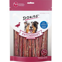 Produktbild von Dokas Hundesnack Entenbrust in Streifen Monoprotein ohne Farb- und Aromastoffe 250 g - 250 g