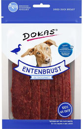 Produktbild von Dokas Hundesnack getrocknete Entenbrust Monoprotein 6x70g