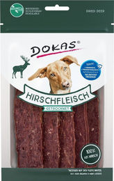 Dokas Hundesnack Hirschfleisch getrocknet Monoprotein Adult 60 g - 12 x 60 g – Bild 1 von 7