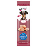 Produktbild von Dokas Hundesnack Hühnchen-Rolle mit Rind getreidefrei und glutenfrei 10 g - 10 x 10 g