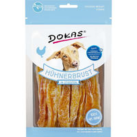 Produktbild von Dokas Hundesnack Hühnerbrust in Streifen Monoprotein ohne Konservierungsstoffe 70 g - 11 x 70 g