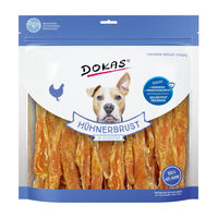 Produktbild von Dokas Hundesnack Hühnerbrust in Streifen Trockenfleisch mit hohem Fleischanteil 900 g - 900 g