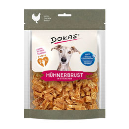 Dokas Hundesnack Hühnerbrust in Stücken Trockenfleisch Monoprotein mit hohem Fleischanteil 170 g - 2 x 170 g – Bild 1 von 4