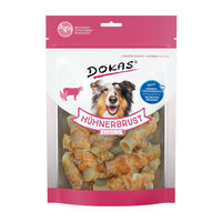 Produktbild von Dokas Hundesnack Hühnerbrust Kaurolle ohne Konservierungsstoffe 250 g - 2 x 250 g