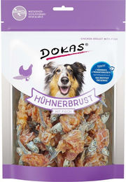 Dokas Hundesnack Hühnerbrust mit Fisch Trockenfleisch ohne Farb- und Aromastoffe 220g - 6 x 220 g – Bild 1 von 4