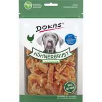Produktbild von Dokas Hundesnack Hühnerbrust Trockenfleisch in Stückchen mit hohem Fleischanteil 10x70g