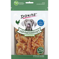 Produktbild von Dokas Hundesnack Hühnerbrust Trockenfleisch Monoprotein 10x70g