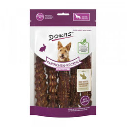 Dokas Hundesnack Kaninchenrücken getrocknet Monoprotein mit hohem Fleischanteil 120 g - 120 g – Bild 1 von 5