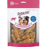 Produktbild von Dokas Hundesnack Kaurolle Hühnerbrust Monoprotein 2x250g