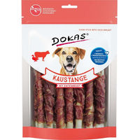 Produktbild von Dokas Hundesnack Kaustange mit Ente und Rind Monoprotein ohne Konservierungsstoffe 200g - 9 x 200 g