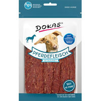 Produktbild von Dokas Hundesnack Trockenfleisch Pferd Monoprotein Sensitive 60 g - 12 x 60 g