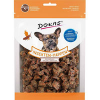 Produktbild von Dokas Insekten-Happen Belohnungssnack mit Mehlwürmern, Grillen und Karotte 5x100g