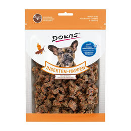 Dokas Insekten-Happen Hundesnack mit Mehlwürmern, Grillen und Karotte 100 g - 100 g – Bild 1 von 4