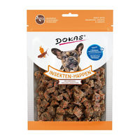 Produktbild von Dokas Insekten-Happen Hundesnack mit Mehlwürmern, Grillen und Karotte 100 g - 100 g