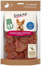 Produktbild von Dokas Kaninchen-Rippen getrocknet Naturkaukartikel für Kaninchen ohne Farb- und Aromastoffe 7x100g