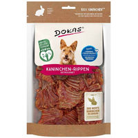 Produktbild von Dokas Kaninchen-Rippen getrocknet Naturkaukartikel für Kaninchen ohne Farb- und Aromastoffe 7x100g