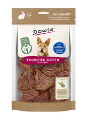 Dokas Kaninchen-Rippen getrockneter Naturkauartikel getreidefrei und sojafrei - 7 x 100 g – Bild 1 von 3