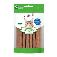 Produktbild von Dokas Katzen-Leckerli Sticks mit Lachsfilet für Adult, 30 g - 30 g