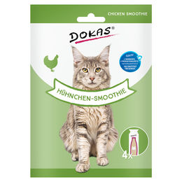 Dokas Katzensnack Hühnchen-Smoothie Creme für erwachsene Katzen 120 ml - 8 x 120 g – Bild 1 von 2