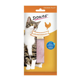 Dokas Katzensnack Hühnerbrust Filet 22 g - 6 x 22 g – Bild 1 von 2