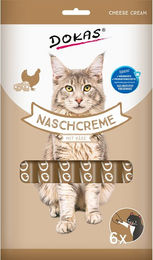 Dokas Katzensnack Naschcreme mit Huhn und Käse 90g - 12 x 90 g – Bild 1 von 2