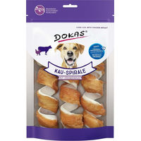 Produktbild von Dokas Kau-Spirale mit Hühnerbrust Getreidefrei 8x110g