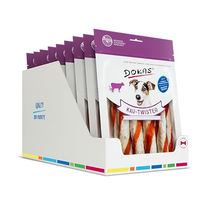 Produktbild von DOKAS Kau-Twister Kausnack für Hunde mit Rind und Ente getreidefrei 9 x 200 g - 9 x 200 g