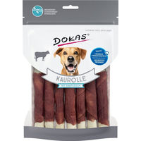 Produktbild von Dokas Kausnack Kaurolle Rind für Hunde Adult getreidefrei 190 g - 9 x 190 g