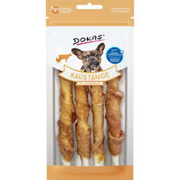 Produktbild von Dokas Kausnack Kaustange mit Hühnerbrust für Hunde mit hohem Fleischanteil 10x50g
