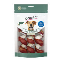 Produktbild von Dokas Kauspirale Hundesnack mit Ente und Rind getreidefrei und glutenfrei 110 g - 3 x 110 g