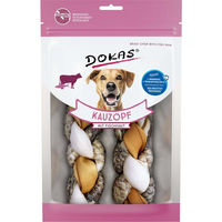 Produktbild von Dokas Kauzopf mit Fischhaut Kausnack für Hunde 8x120g