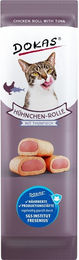 Dokas Leckerli Hühnchen-Rolle mit Thunfisch 8x10g – Bild 1 von 2